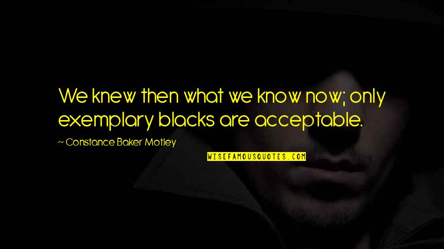 Syarifudin Suding Quotes By Constance Baker Motley: We knew then what we know now; only Syarifudin Suding Quotes By Constance Baker Motley: We knew then what we know now; only