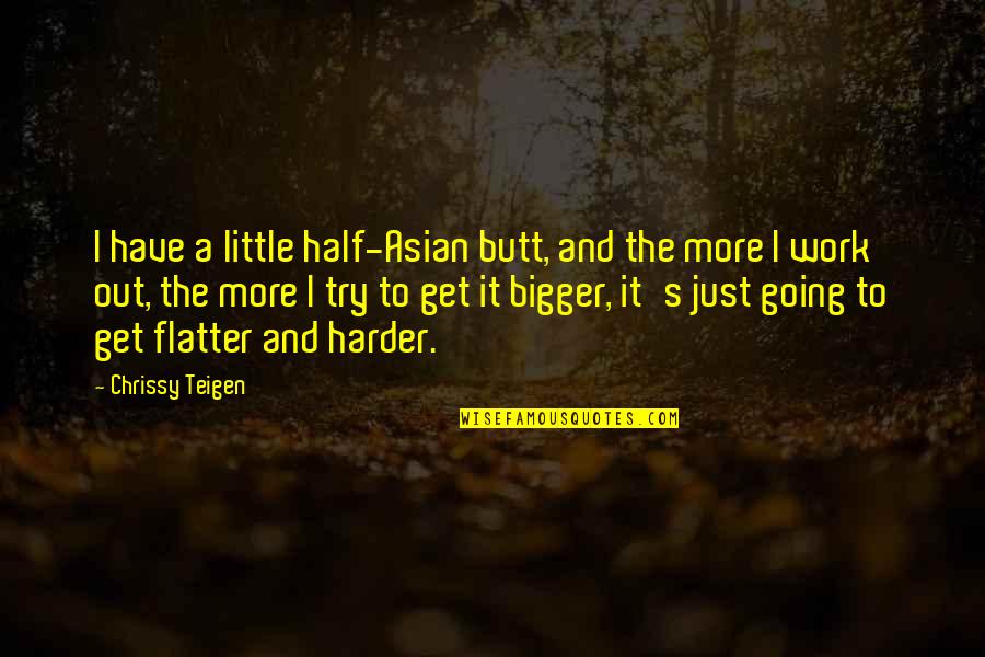 Syllogistic Logic Examples Quotes By Chrissy Teigen: I have a little half-Asian butt, and the