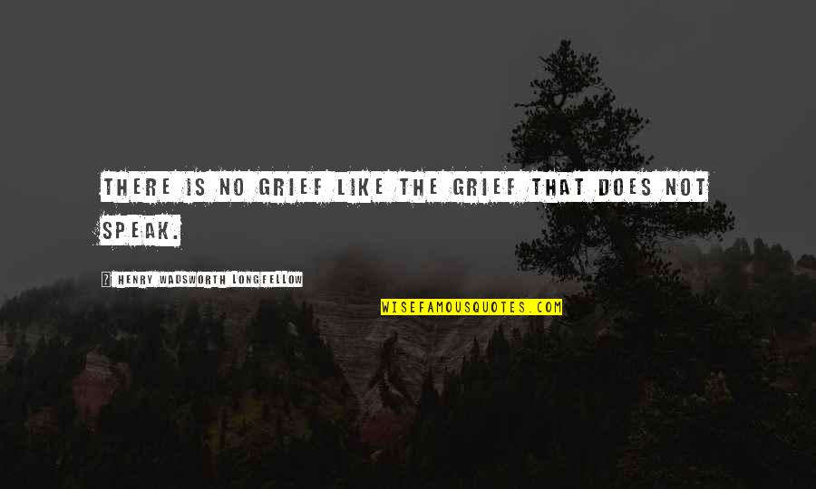Sympathy Grief Quotes By Henry Wadsworth Longfellow: There is no grief like the grief that