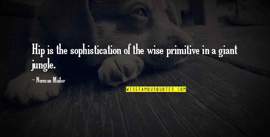 Symphonies Beethoven Quotes By Norman Mailer: Hip is the sophistication of the wise primitive