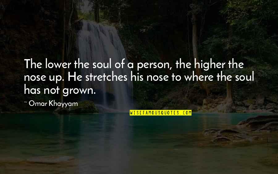 Systematically Thesaurus Quotes By Omar Khayyam: The lower the soul of a person, the Systematically Thesaurus Quotes By Omar Khayyam: The lower the soul of a person, the