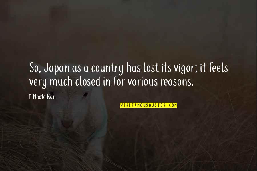 Sz Jd K Quotes By Naoto Kan: So, Japan as a country has lost its Sz Jd K Quotes By Naoto Kan: So, Japan as a country has lost its