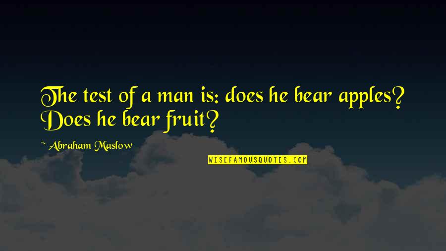 Szak Ly S Ndor T Rt N Sz Quotes By Abraham Maslow: The test of a man is: does he Szak Ly S Ndor T Rt N Sz Quotes By Abraham Maslow: The test of a man is: does he