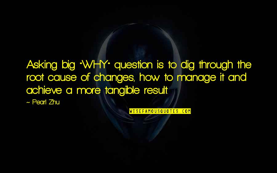 Szatkowski Fraud Quotes By Pearl Zhu: Asking big "WHY" question is to dig through