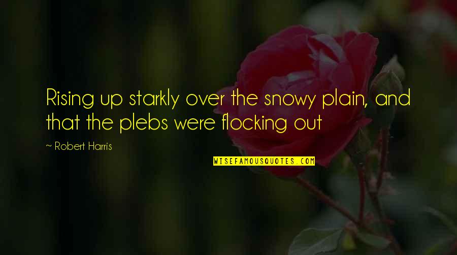 Taco Bell Hot Sauce Packet Quotes By Robert Harris: Rising up starkly over the snowy plain, and