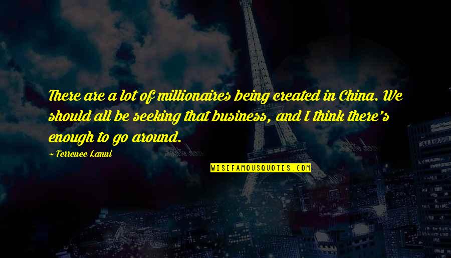 Taeyeon Snsd Quotes By Terrence Lanni: There are a lot of millionaires being created Taeyeon Snsd Quotes By Terrence Lanni: There are a lot of millionaires being created