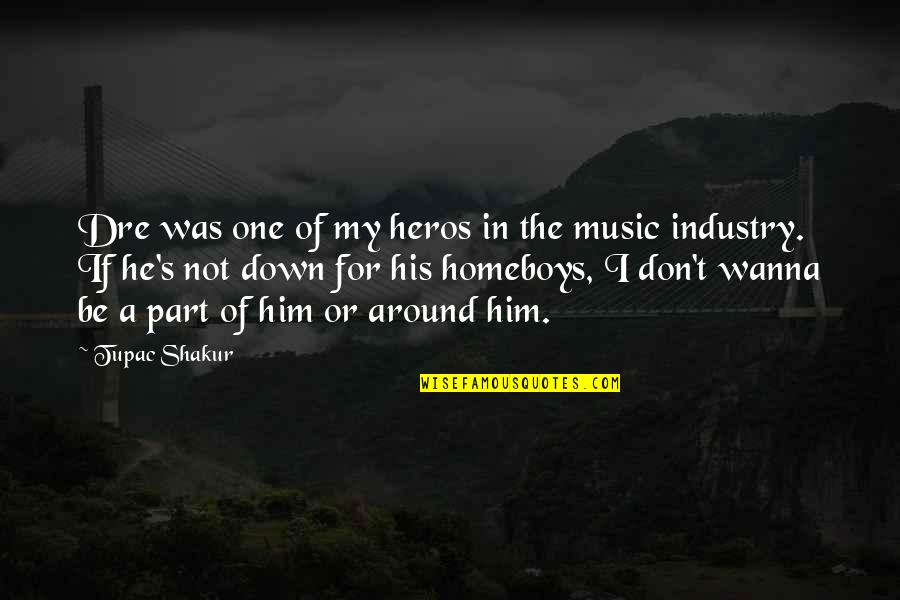 Tagalog Nature Quotes By Tupac Shakur: Dre was one of my heros in the