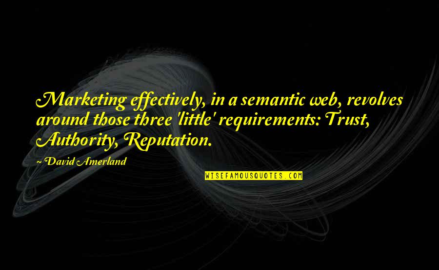 Tagiyev Mall Quotes By David Amerland: Marketing effectively, in a semantic web, revolves around