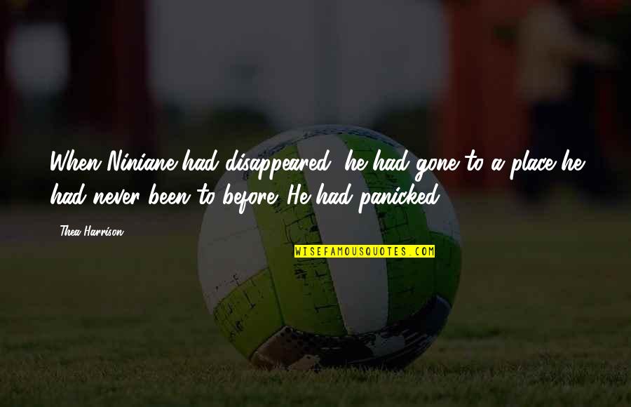 Tagnam1 Quotes By Thea Harrison: When Niniane had disappeared, he had gone to Tagnam1 Quotes By Thea Harrison: When Niniane had disappeared, he had gone to