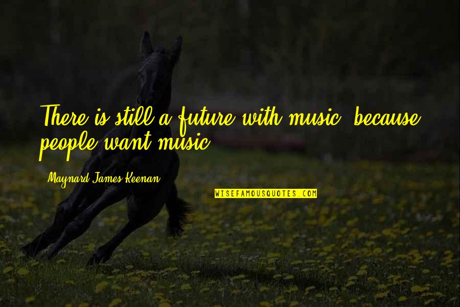 Tai Situ Quotes By Maynard James Keenan: There is still a future with music, because