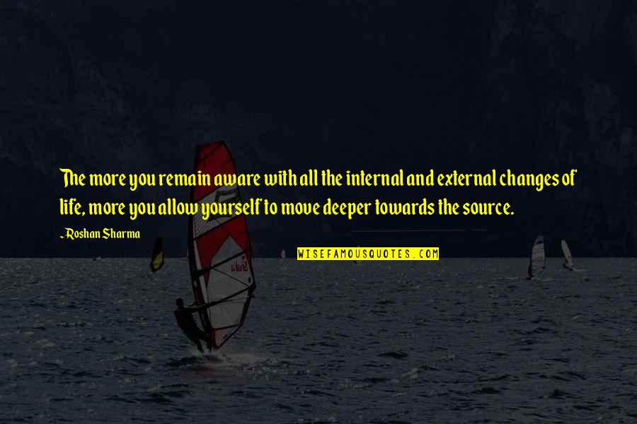 Takase Yuna Quotes By Roshan Sharma: The more you remain aware with all the Takase Yuna Quotes By Roshan Sharma: The more you remain aware with all the