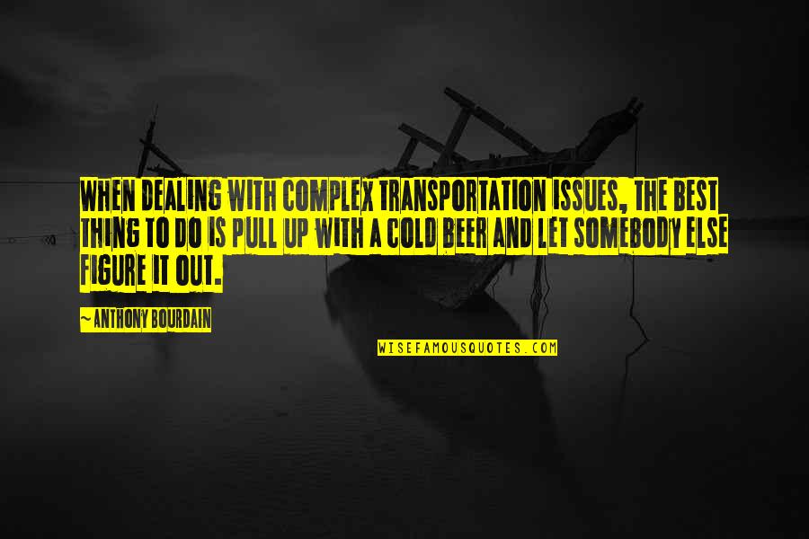 Takata Airbag Quotes By Anthony Bourdain: When dealing with complex transportation issues, the best Takata Airbag Quotes By Anthony Bourdain: When dealing with complex transportation issues, the best