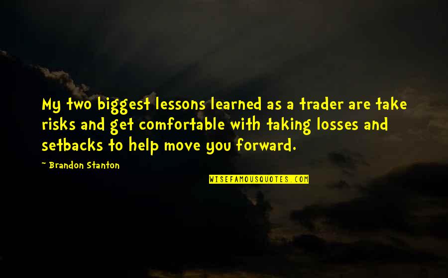 Take You As You Are Quotes By Brandon Stanton: My two biggest lessons learned as a trader