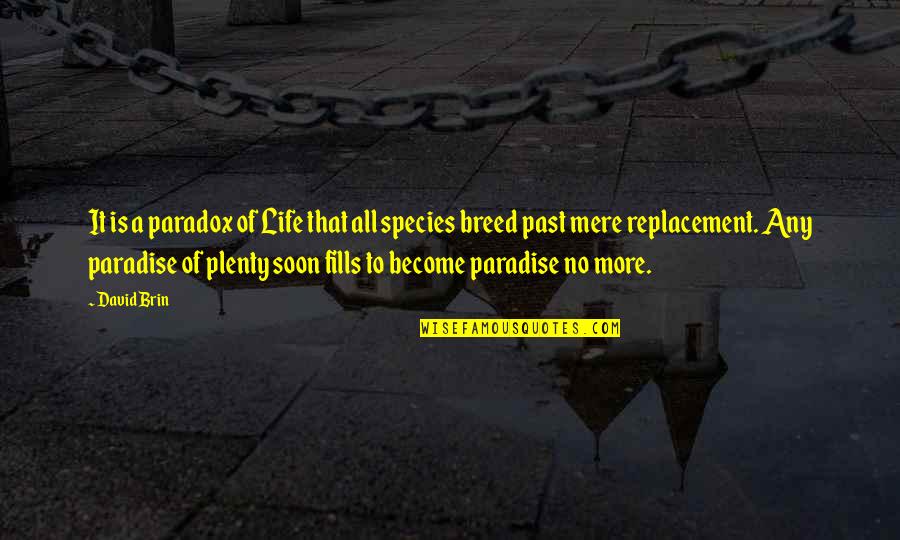 Takeo Quotes By David Brin: It is a paradox of Life that all Takeo Quotes By David Brin: It is a paradox of Life that all