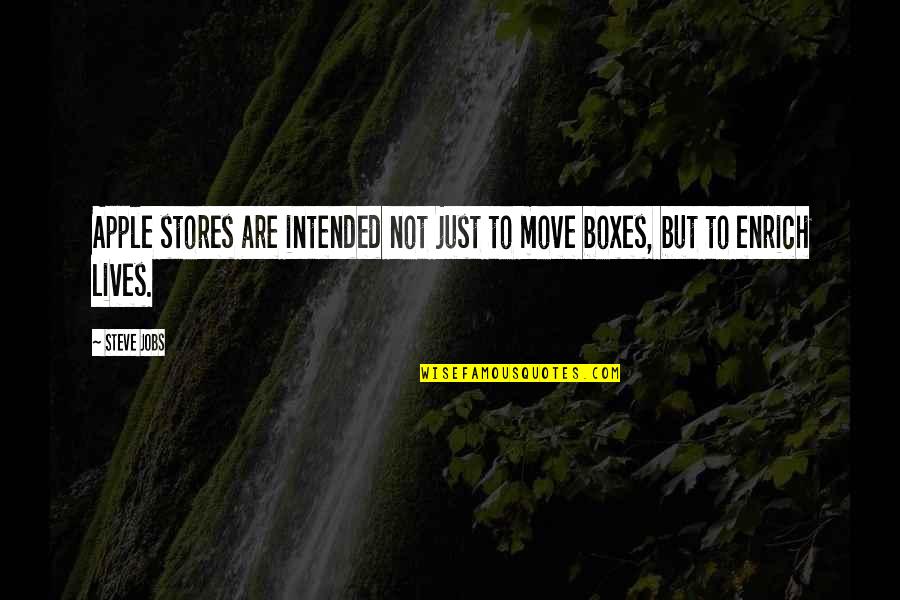 Takestan Quotes By Steve Jobs: Apple stores are intended not just to move