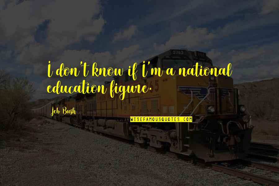Taking A Chance In Love Quotes By Jeb Bush: I don't know if I'm a national education