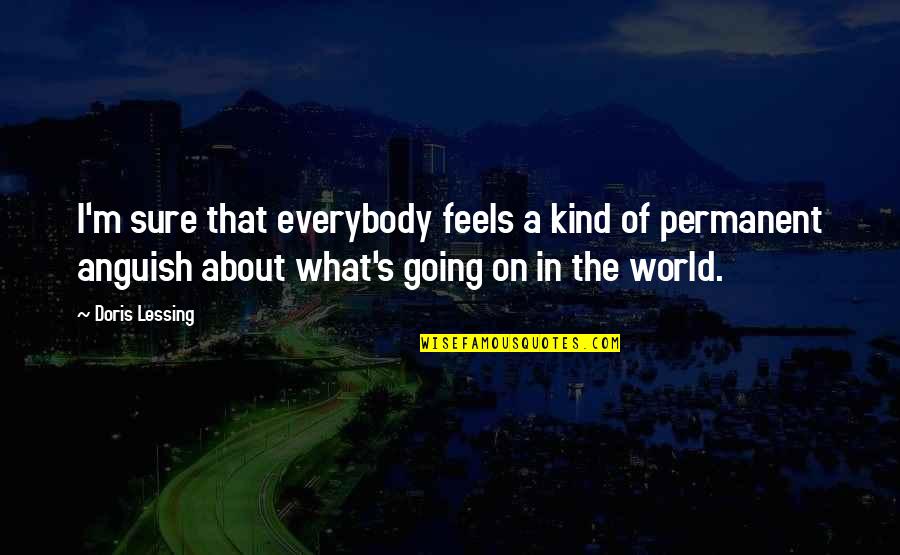 Taking Chances In Sports Quotes By Doris Lessing: I'm sure that everybody feels a kind of