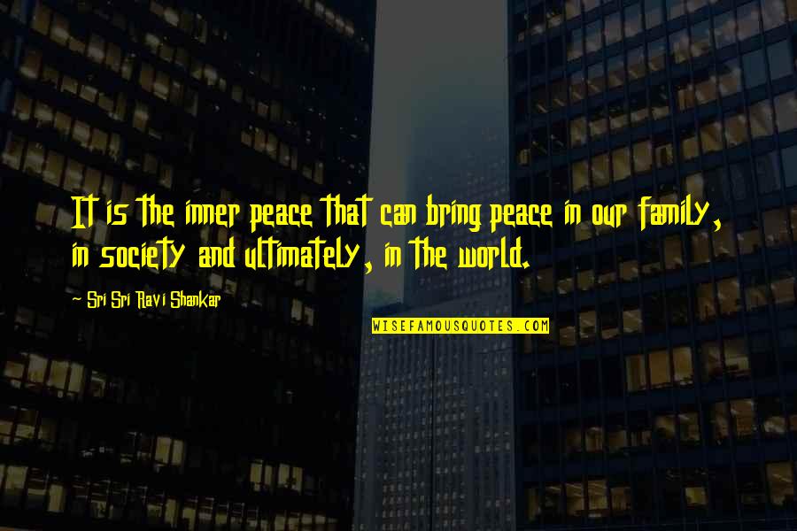 Taking Stock Quotes By Sri Sri Ravi Shankar: It is the inner peace that can bring Taking Stock Quotes By Sri Sri Ravi Shankar: It is the inner peace that can bring