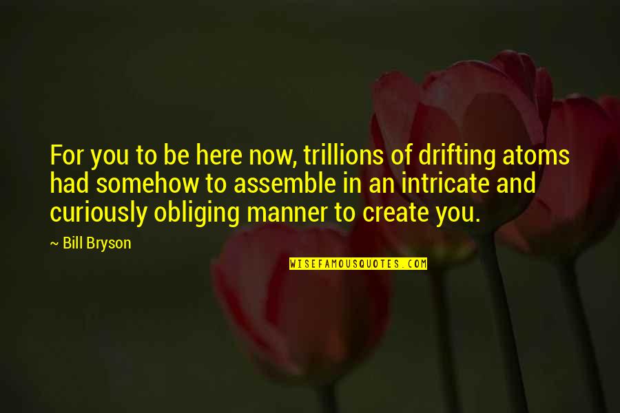 Taking The Road Less Travelled Quotes By Bill Bryson: For you to be here now, trillions of Taking The Road Less Travelled Quotes By Bill Bryson: For you to be here now, trillions of