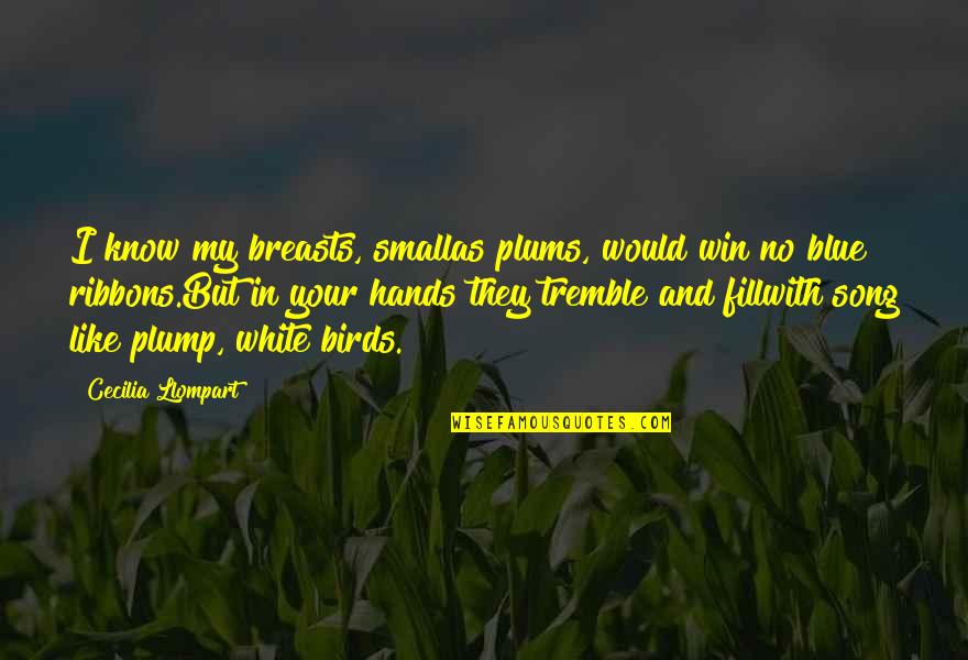 Talladega Nights Spider Monkey Quotes By Cecilia Llompart: I know my breasts, smallas plums, would win Talladega Nights Spider Monkey Quotes By Cecilia Llompart: I know my breasts, smallas plums, would win