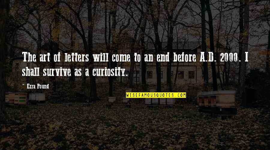 Tallit For Sale Quotes By Ezra Pound: The art of letters will come to an Tallit For Sale Quotes By Ezra Pound: The art of letters will come to an