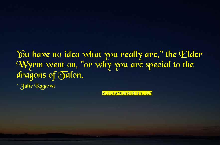 Talon Julie Kagawa Quotes By Julie Kagawa: You have no idea what you really are," Talon Julie Kagawa Quotes By Julie Kagawa: You have no idea what you really are,"