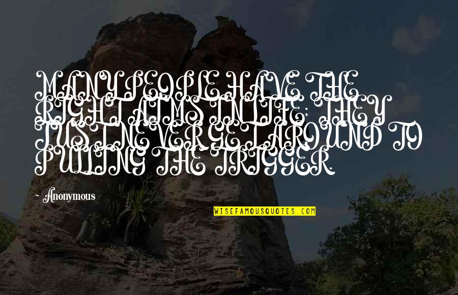 Tamami Jojo Quotes By Anonymous: MANY PEOPLE HAVE THE RIGHT AIMS IN LIFE; Tamami Jojo Quotes By Anonymous: MANY PEOPLE HAVE THE RIGHT AIMS IN LIFE;