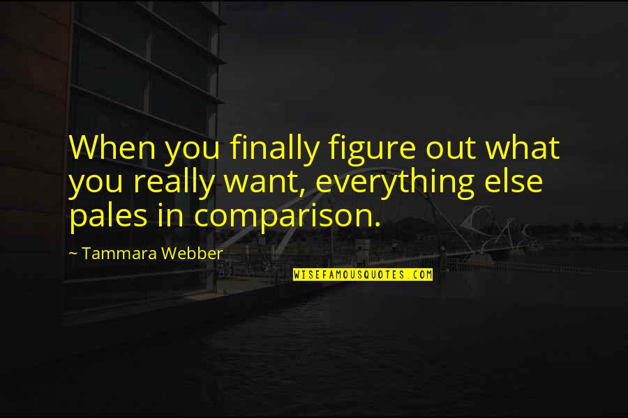 Tammara J L Quotes By Tammara Webber: When you finally figure out what you really Tammara J L Quotes By Tammara Webber: When you finally figure out what you really