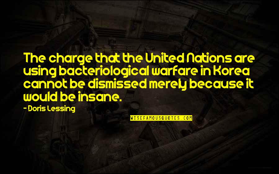 Tampoco Queremos Quotes By Doris Lessing: The charge that the United Nations are using