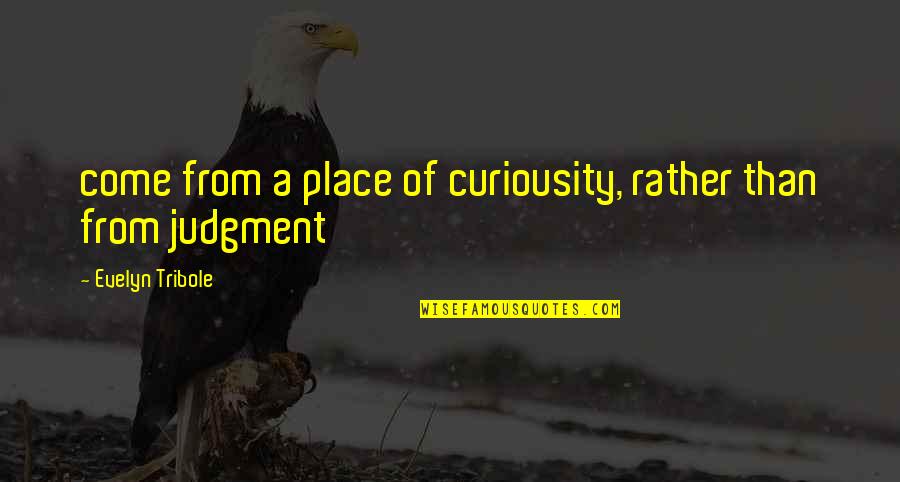 Tanchuling Hotel Quotes By Evelyn Tribole: come from a place of curiousity, rather than Tanchuling Hotel Quotes By Evelyn Tribole: come from a place of curiousity, rather than