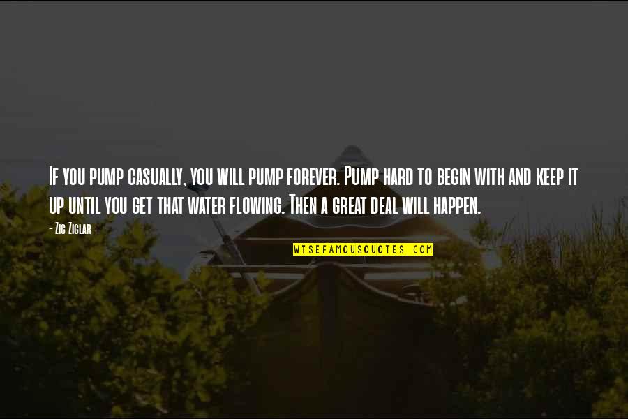 Tancredo Tom Quotes By Zig Ziglar: If you pump casually, you will pump forever. Tancredo Tom Quotes By Zig Ziglar: If you pump casually, you will pump forever.