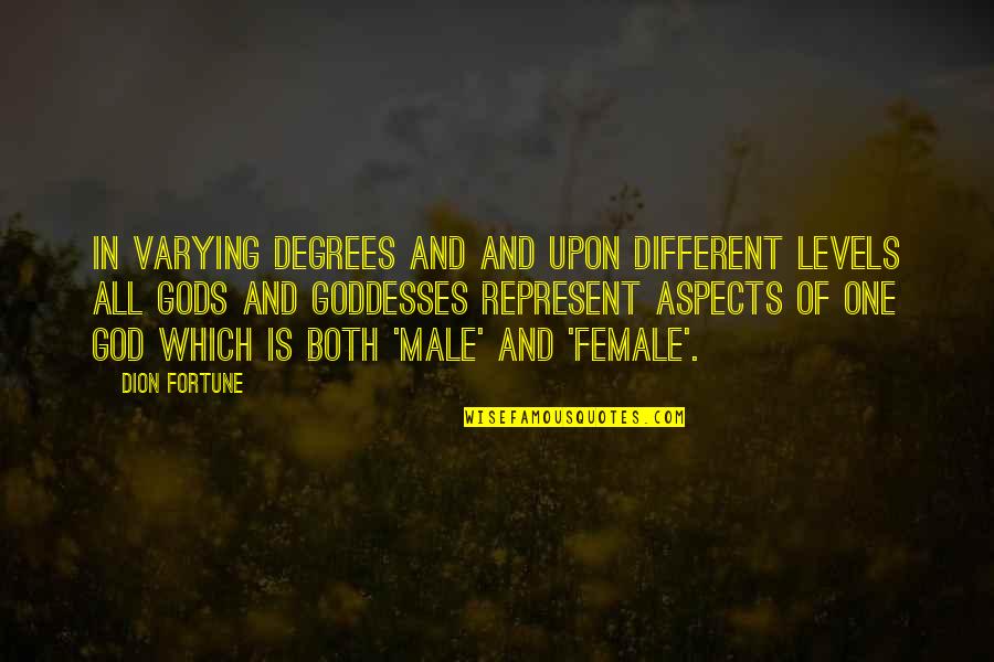 Tangents Quotes By Dion Fortune: In varying degrees and and upon different levels Tangents Quotes By Dion Fortune: In varying degrees and and upon different levels