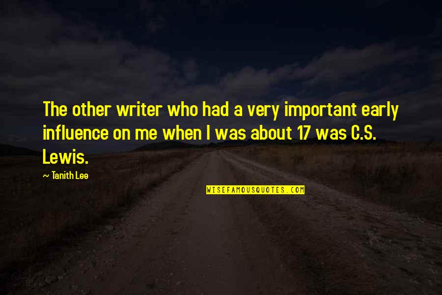Tanith Quotes By Tanith Lee: The other writer who had a very important Tanith Quotes By Tanith Lee: The other writer who had a very important