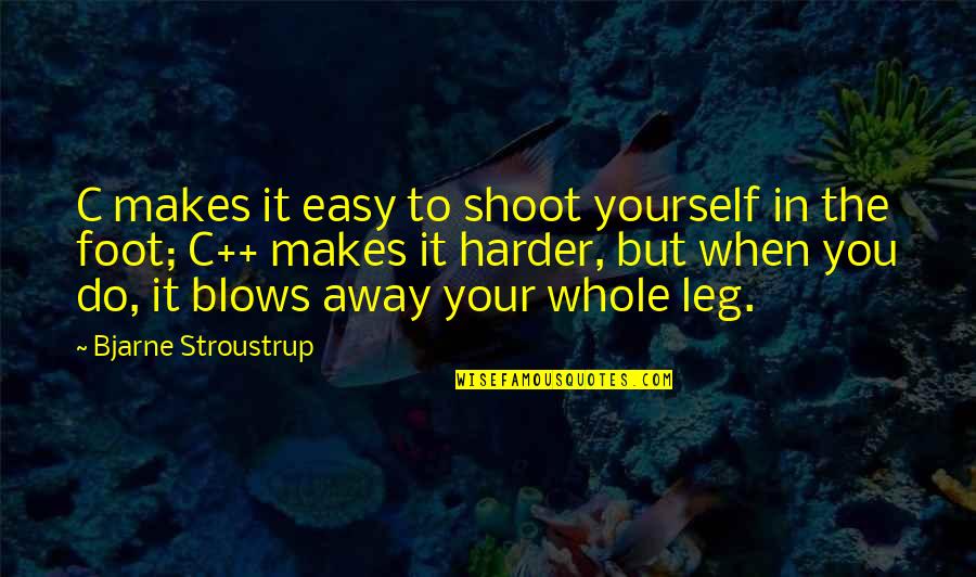 Tannenberg Battle Quotes By Bjarne Stroustrup: C makes it easy to shoot yourself in Tannenberg Battle Quotes By Bjarne Stroustrup: C makes it easy to shoot yourself in
