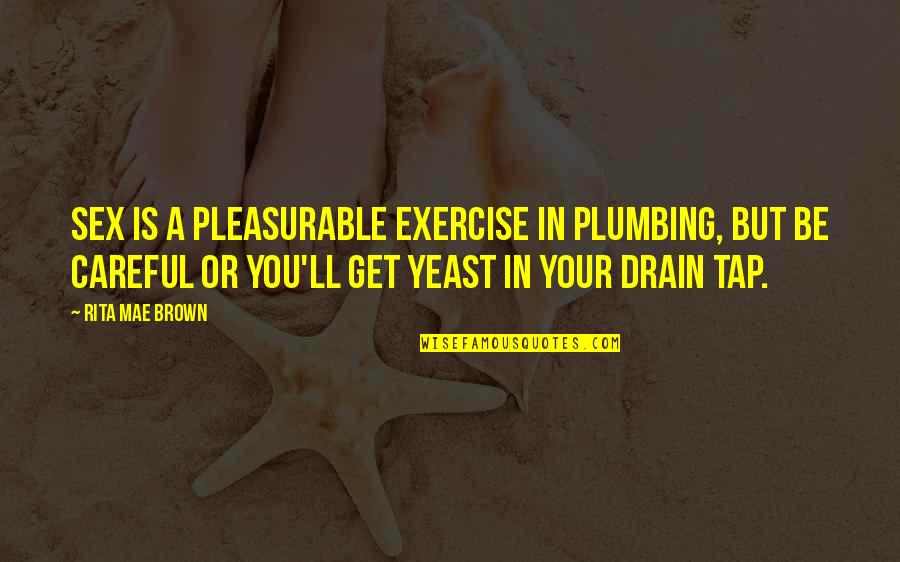 Tap In Quotes By Rita Mae Brown: Sex is a pleasurable exercise in plumbing, but Tap In Quotes By Rita Mae Brown: Sex is a pleasurable exercise in plumbing, but