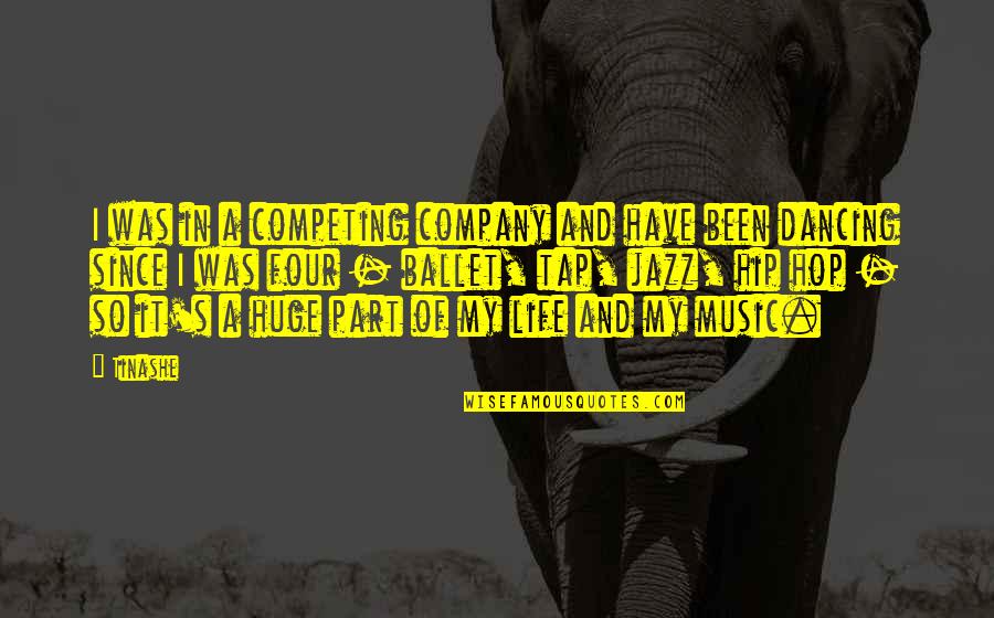 Tap In Quotes By Tinashe: I was in a competing company and have Tap In Quotes By Tinashe: I was in a competing company and have