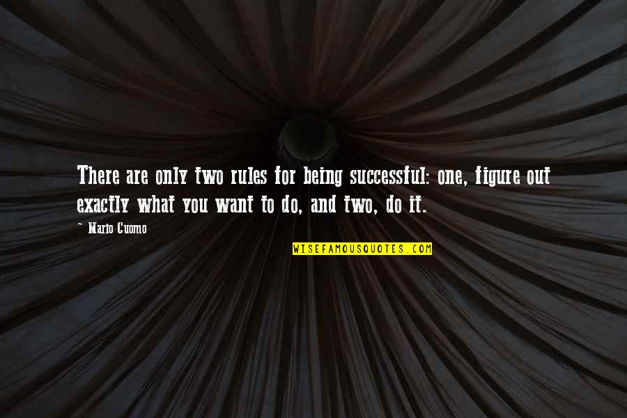 Taqi Malik Quotes By Mario Cuomo: There are only two rules for being successful: Taqi Malik Quotes By Mario Cuomo: There are only two rules for being successful:
