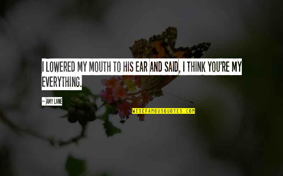 Tater Tots Quotes By Amy Lane: I lowered my mouth to his ear and