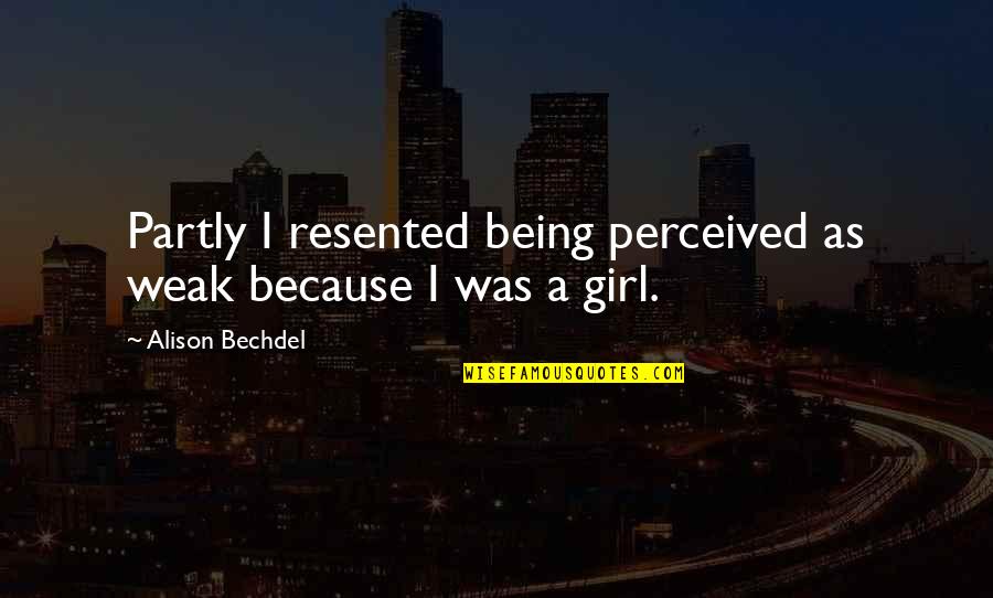 Tattoo Worthy Harry Potter Quotes By Alison Bechdel: Partly I resented being perceived as weak because