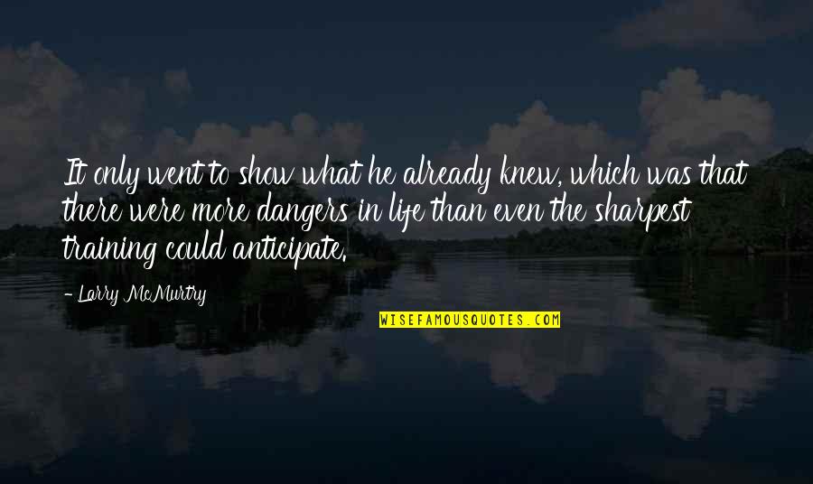 Tausug Islamic Quotes By Larry McMurtry: It only went to show what he already Tausug Islamic Quotes By Larry McMurtry: It only went to show what he already