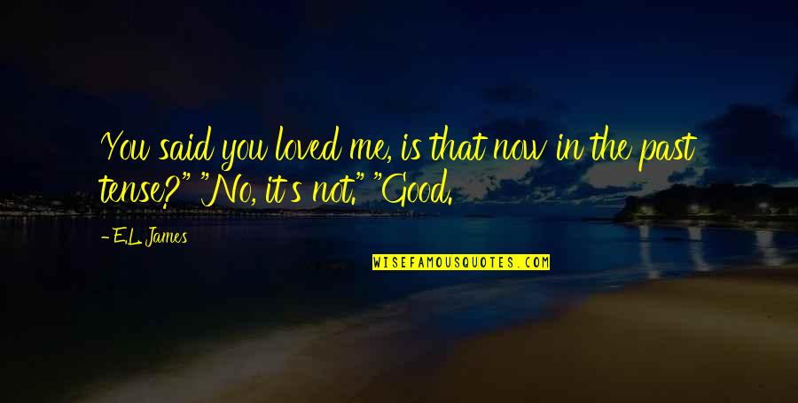 Taxable Quotes By E.L. James: You said you loved me, is that now