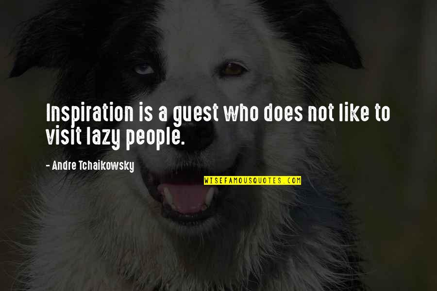Tchaikowsky Quotes By Andre Tchaikowsky: Inspiration is a guest who does not like