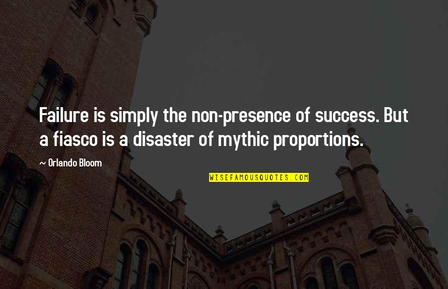 Tdcj Quotes By Orlando Bloom: Failure is simply the non-presence of success. But