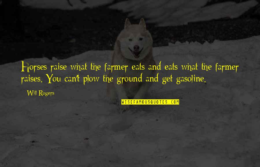 Teal Quote Quotes By Will Rogers: Horses raise what the farmer eats and eats Teal Quote Quotes By Will Rogers: Horses raise what the farmer eats and eats
