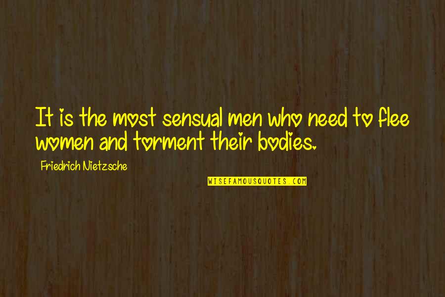 Team Inspo Quotes By Friedrich Nietzsche: It is the most sensual men who need Team Inspo Quotes By Friedrich Nietzsche: It is the most sensual men who need