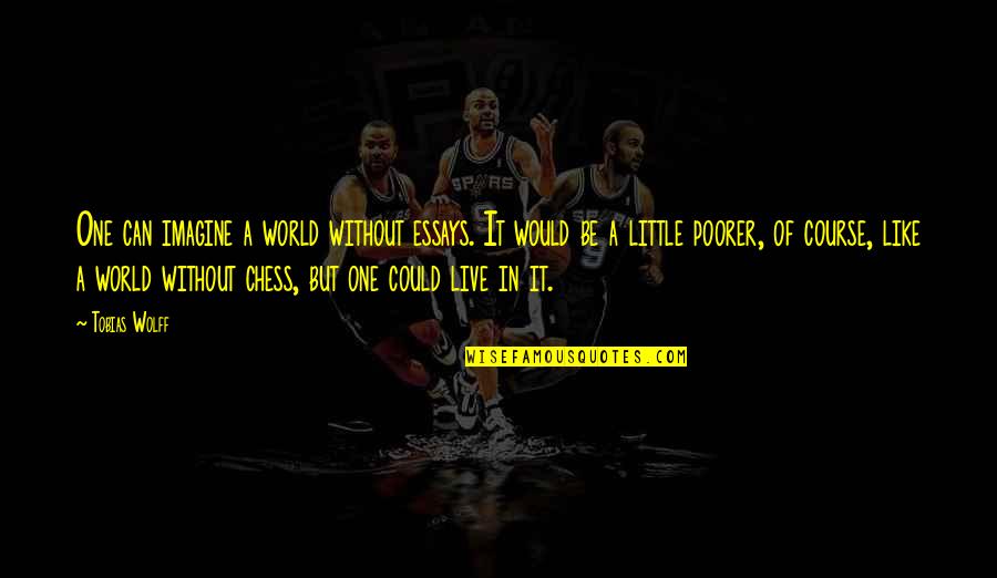 Team Natsu Quotes By Tobias Wolff: One can imagine a world without essays. It Team Natsu Quotes By Tobias Wolff: One can imagine a world without essays. It