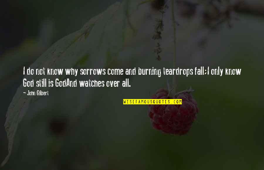 Teardrops Quotes By John Gilbert: I do not know why sorrows come and