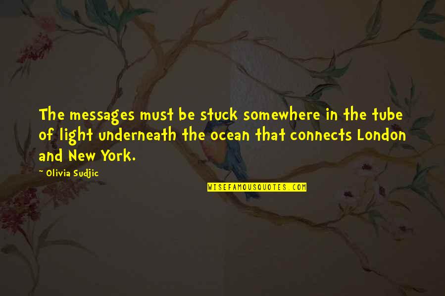 Technology And Communication Quotes By Olivia Sudjic: The messages must be stuck somewhere in the