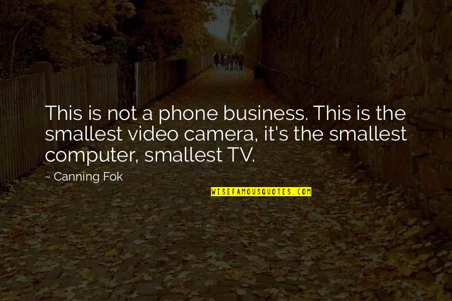 Technology In Business Quotes By Canning Fok: This is not a phone business. This is Technology In Business Quotes By Canning Fok: This is not a phone business. This is
