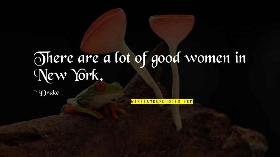 Tecklenburg In Winter Quotes By Drake: There are a lot of good women in